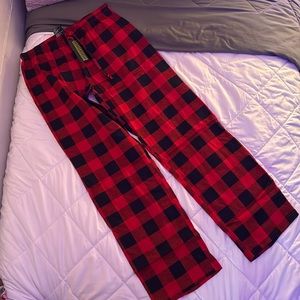 Black and Red Christmas Pajama Pants
